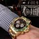 Perfect Replica Rolex Daytona Multicolor Diamond Bezel Yellow Gold Band 43mm Watch (2)_th.jpg